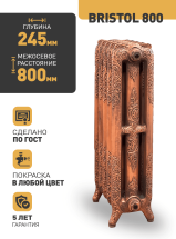 Чугунный радиатор Радимакс (RETROstyle) BRISTOL 800 1 секция — 