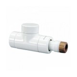 Вентиль Oventrop Combi E проходной (на обратную подводку) Ду 15 1/2 (белый) — 