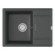 Мойка кухонная Point Стил 65 графит  (PN3009GR)