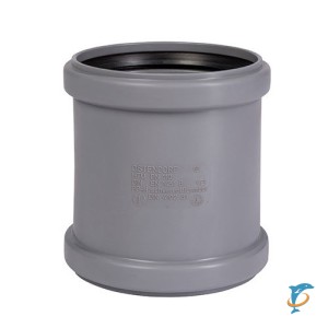 Муфта канализационная ф75 двухраструбная "Ostendorf"  (113500)