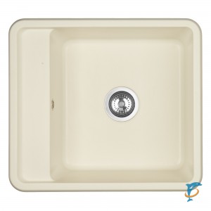 Мойка для кухни из литого мрамора Aquaton Беллис 57 жемчуг 1A724932BS240  (1A724932BS240)