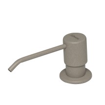 Дозатор Lemark Expert LM8201PGR для жидких моющих средств врезной, грей — 