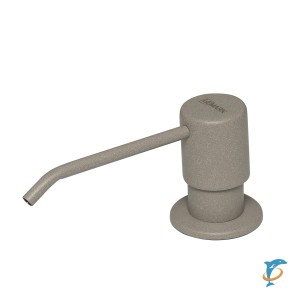 Дозатор Lemark Expert LM8201PGR для жидких моющих средств врезной, грей (LM8201PGR)