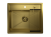 Стальная кухонная мойка Granula KS-6051 золото сатин