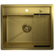 Стальная кухонная мойка Granula KS-6051 золото сатин  (KS-6051 золото сатин)