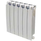 Биметаллический радиатор SIRA RS 500 10 секций — Теплоотдача:199 Вт, Количество секций: 1, Межосевое расстояние: 500 мм, Рабочее давление: 40 бар, Высота: 572 мм, Длина: 80 мм, Глубина: 95 мм, Вес: 1.92 кг