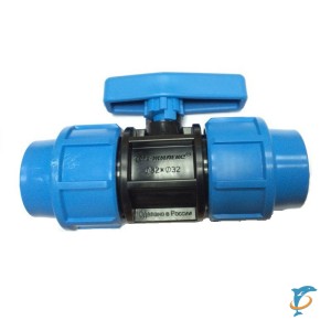 Кран ПНД шаровой 32 х 32  (9362)