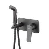 Смеситель Lemark Bronx LM3720BL с гигиеническим душем, встраиваемый &mdash; 