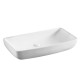 Раковина накладная Azario 60х38,5х13 белая AZ-4959B  (AZ-4959B)