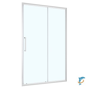 Душевая дверь Loranto 120x190 раздвижная, универсальная, прозрачное стекло 6 мм, профиль хром (CS-AB03C-120) (CS-AB03C-120)