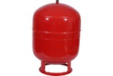 Расширительный бак для систем отопления CIMM ERE CE 80л с опорными стойками —     Рабочая температура от -10°С до +100°С;
    Цвет красный;
    Материал сталь;
    Максимальное давление 6 атм;
    Сменная резиновая мембрана из пищевой резины EPDM.;
    Форма мембраны в виде мешка исключает соприкосновение воды с корпусом бака.;
    Экономичность системы благодаря использованию в качестве наполнителя азота вместо воздуха;
