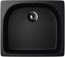 Односекционная реверсивная мойка ULGRAN U-408 черный — 