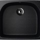 Односекционная реверсивная мойка ULGRAN U-408 черный  (U-408-308)