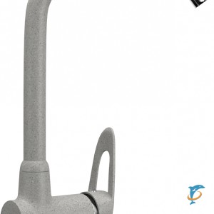 Смеситель для кухонной мойки Ulgran U-006 серый  (U-006-310)