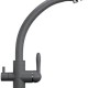 Смеситель для кухонной мойки Ulgran U-017 графитовый  (U-017-342)