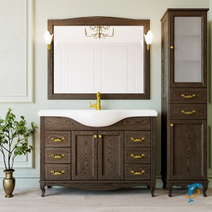 Комплект ValenHouse Эллина 120 кальяри с пеналом, фурнитура золото  (Е120_КПКЗ)