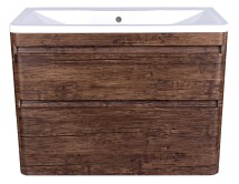 Тумба для комплекта Атлантика 100 Люкс PLUS подвесная, старое дерево — 