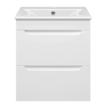 Тумба с раковиной Misty Бриз 60 подвесная — 