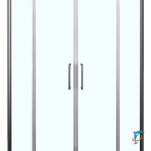 Душевое ограждение Azario OSTIN 90х90х195 хром, 6мм прозрачное стекло (AZ-121 S А 90*90*195)