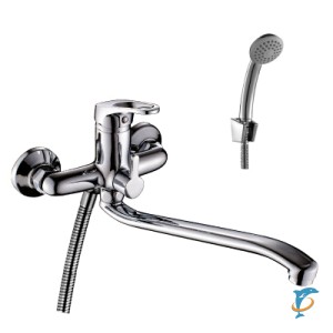 Смеситель Rossinka B35-34 для ванны с S-образным изливом  (B35-34)