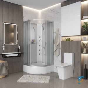Душевая кабина Niagara NG-3301-14BKG (900х900х2000) (33011424BKG)