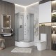 Душевая кабина Niagara NG-3301-14BKG (900х900х2000)  (33011424BKG)