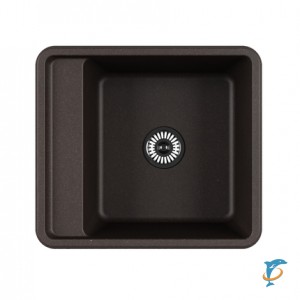 Мойка для кухни из литого мрамора Aquaton Беллис 57 кофе 1A724932BS280  (1A724932BS280)