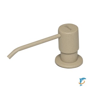 Дозатор Lemark Expert LM8201PBG для жидких моющих средств врезной, бежевый  (LM8201PBG)