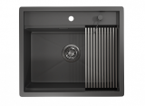 Стальная кухонная мойка Granula KS-6051 графит матовый &mdash; 