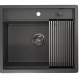 Стальная кухонная мойка Granula KS-6051 графит матовый  (KS-6051 графит матовый)