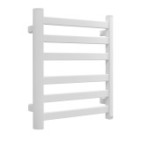 Полотенцесушитель электрический Fixsen BASIC 600х500 FX-7400W, белый &mdash; Водяной полотенцесушитель «Виктория» 450/778 Terminus 16 перекладин
