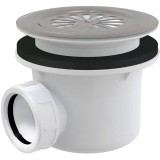 Сифон для поддона AlcaPlast A48 с нержавеющей решеткой — 