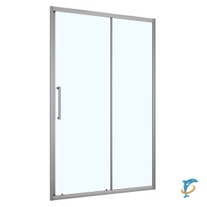 Душевая дверь Loranto 120x190 раздвижная, универсальная, прозрачное стекло 6 мм, профиль серый матовый (CS-AB03GG-120)  (CS-AB03GG-120)