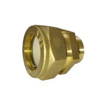 Муфта прямая для нержавеющей трубы Millennium с наружной резьбой 20х3/4 — 