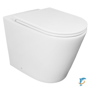 Унитаз приставной Azario Teramo 580х360х430 быстросъемное сиденье с микролифтом (AZ-1003DNR) (AZ-1003DNR)