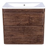 Тумба для комплекта Атлантика 80 Люкс PLUS подвесная, старое дерево — 