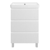 Тумба с раковиной Brevita Victory 60 (белая) — 