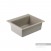 Мойка для кухни из литого мрамора Aquaton Делия 60 прямоугольная серый шелк 1A715232LD250