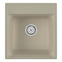 Мойка кухонная Point Мисти 46 светло-бежевый — 