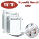 Биметаллический радиатор Rifar Monolit Ventil 500 8 секций  (Monolit Ventil 500 x8)