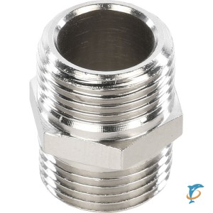 Ниппель никелированный STOUT  1"1/2 НН  (SFT-0004-112112)