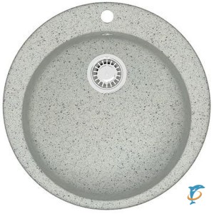 Кухонная мойка AZARIO Vital 507x507x200 искусственный мрамор, цвет Светло серый (CS00078348)  (CS00078348)