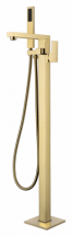 Смеситель для ванны напольный Groсenberg GB800 Золото — 
