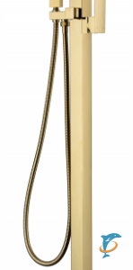 Смеситель для ванны напольный Groсenberg GB800 Золото  (GB800)