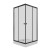 Душевое ограждение Тритон Вента-Блэк 100х100