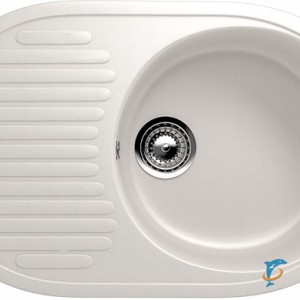 Односекционная реверсивная мойка ULGRAN U-107 белый  (U-107-331)