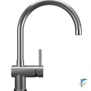 Смеситель для кухонной мойки Ulgran U-021 нержавеющая сталь (U-021-304)