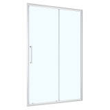 Душевая дверь Loranto 100x190 раздвижная, универсальная, прозрачное стекло 6 мм, профиль хром (CS-AB03C-100) &mdash; 