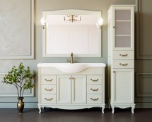 Комплект ValenHouse Эллина 120 слоновая кость с пеналом, фурнитура бронза — 