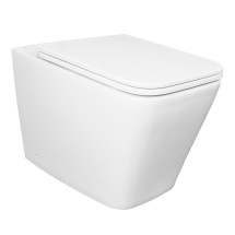 Унитаз приставной Azario Teramo 600х360х410 быстросъемное сиденье микролифт (AZ-003D-NR) — 